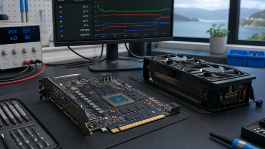 Simulated professional repair scene for Desktop GPU Cooling System: Incorrect fan or performance profile