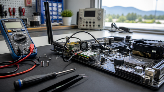 Simulated professional repair scene for Bluetooth Disappears From Windows? Check Drivers and Hardware