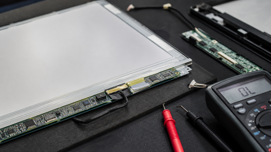 Simulated professional repair scene for All-in-One Computer LCD Panel: Internal open circuit