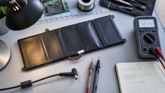 Simulated professional repair scene for Chromebook Battery: Heat-sensitive battery failure