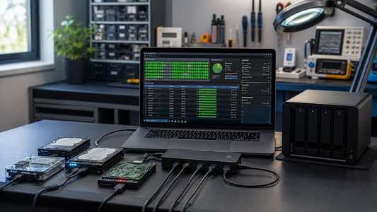 Simulated professional repair scene for Small Business Backup Audit: Questions To Ask Before a Failure