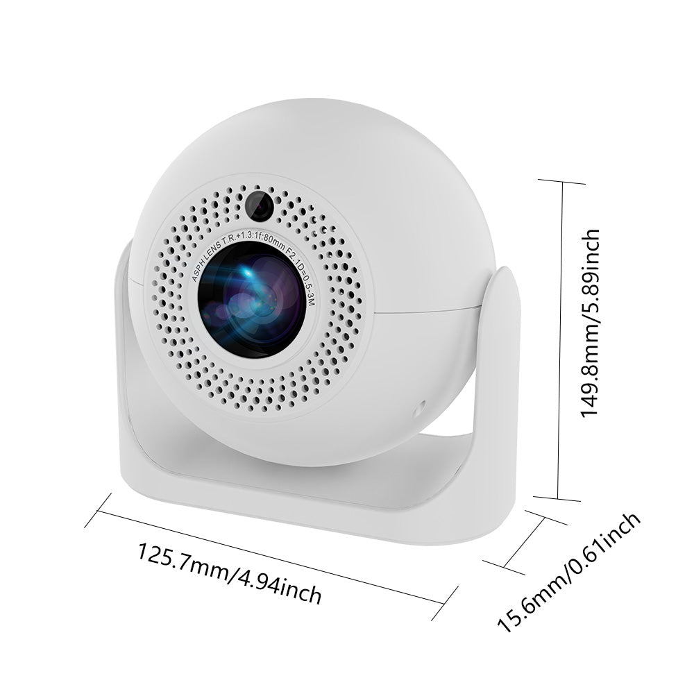 APEC 360 Home Projector 4K hard decoding WIFI BT up to 100 inch - Retail & Event Display - additional detail photo 8
