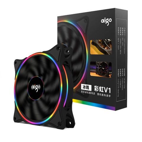 120mm 12V RGB PC Case Fan with 4-Pin Connector