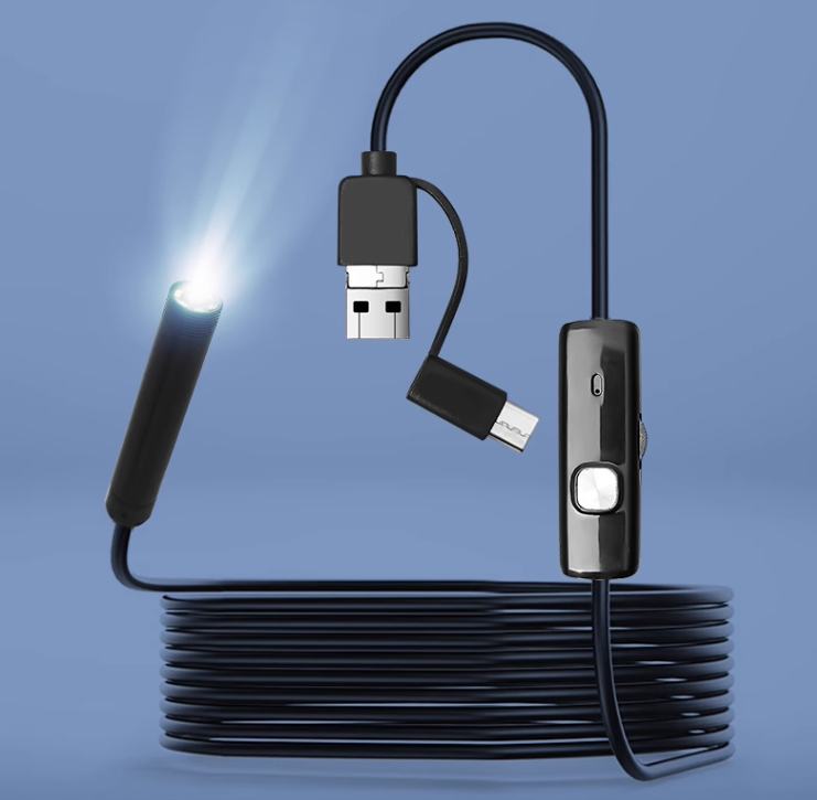 Endoscope Inspection Camera PC & Cell Phone 1080P 3.5M