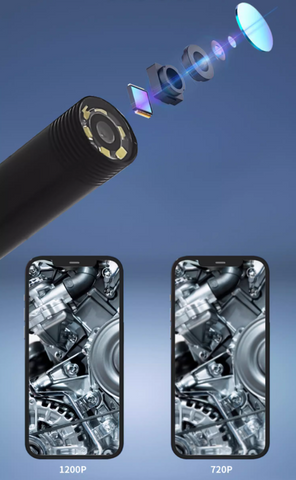 Endoscope Inspection Camera PC & Cell Phone 1080P 3.5M