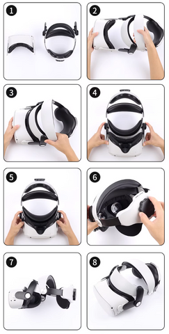 Oculus Quest 2 VR Head Strap - detail photo