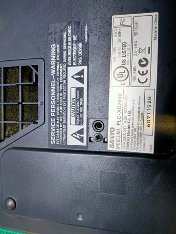 Projector Sanyo PLC-XD2600 For Home Use Projectors