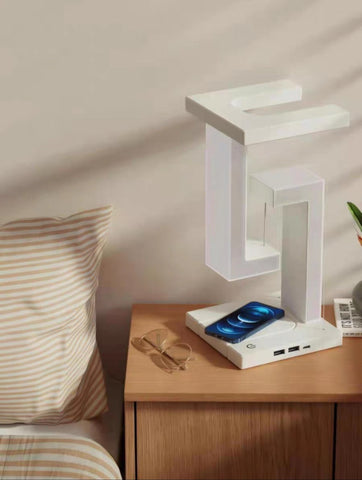 Tensegrity Wireless Charger With Desk Lamp - included item or label detail