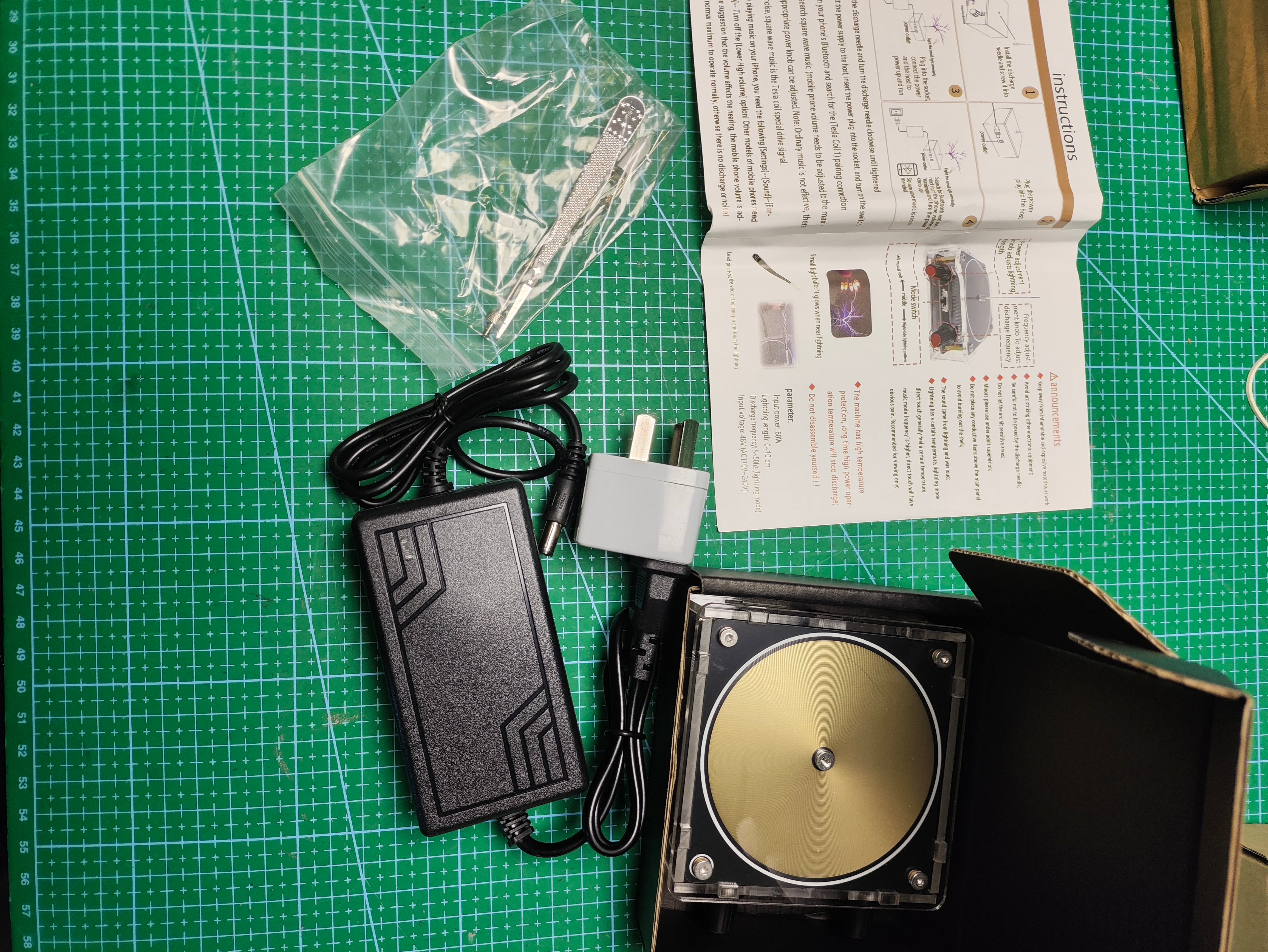 AEPC Desktop Tesla Coil Plasma Experiment Kit 70W - additional detail photo 9