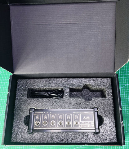 Cyberpunk 6-Port USB Power Hub - Type-C Desktop Charging - main adapter or cable view