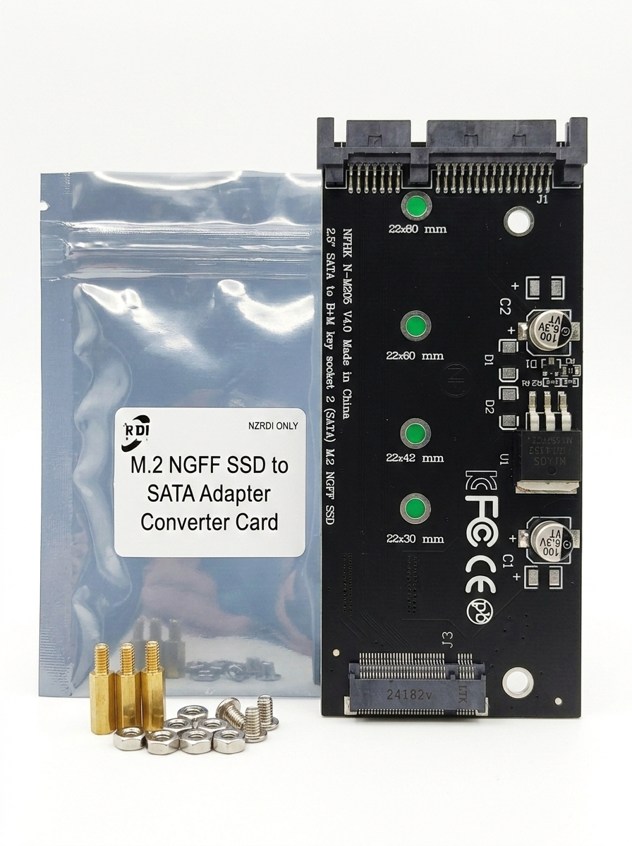 M.2 NGFF SSD to 2.5 SATA Adapter Converter Card