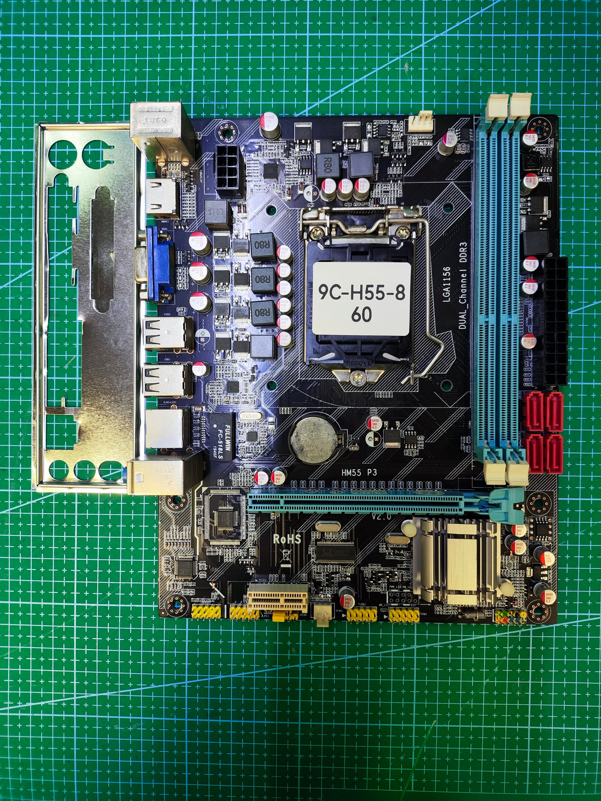 Intel H55 OEM Motherboard LGA 1156 Intel 1st Gen – Refurbished 90-Day Warranty