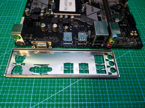 ASUS H310 Motherboard LGA 1151 Intel 8Gen 9Gen / B360 B365 Z370 - Tested Refurbished Board - rear ports and connector detail
