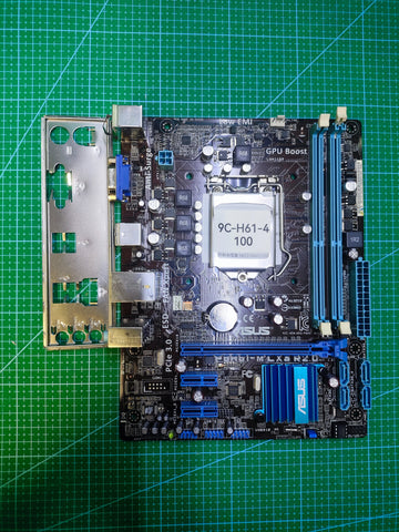 ASUS H61 Motherboard LGA 1155 Intel 2nd 3rd Gen – Refurbished 90-Day Warranty