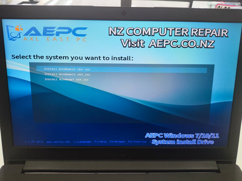 AEPC Windows Installation Drive Windows 7 / 10 / 11 USB Bootable Drive
