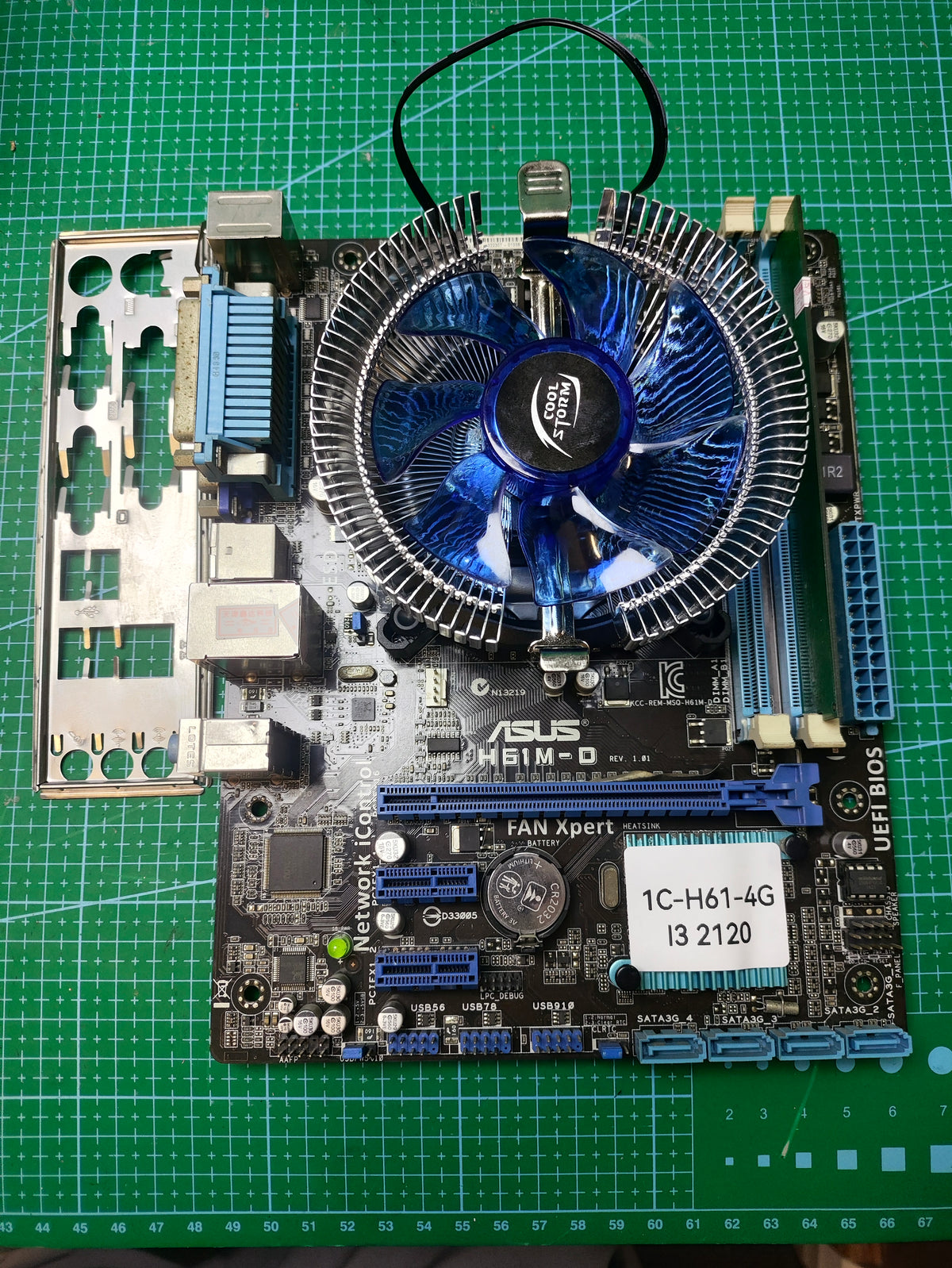 ASUS H61M-D + Intel i3-2120 + 4GB DDR3 RAM Bundle