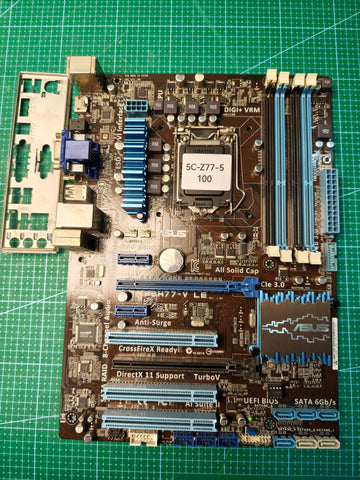 ASUS Z77 Motherboard LGA 1155 Intel 2nd/3rd Gen - Refurbished 90-Day Warranty