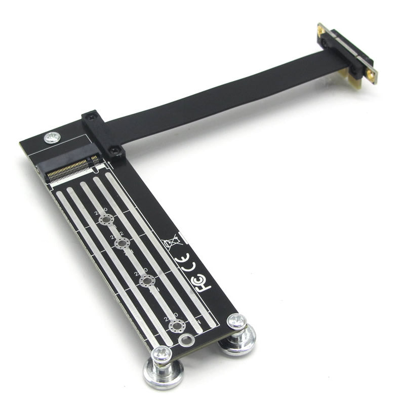 PCIe x1 to M.2 NVMe SSD Adapter Cable - PCIe 3.0 (20cm) - main part view