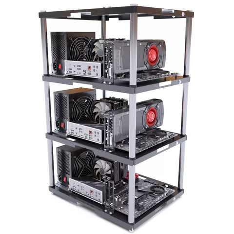 Multi-Layer Open Frame PC Case ATX MATX ITX Chassis Layer