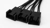 4-Pin PWM Fan Splitter Cable – 1 to 3 Extension (15cm)