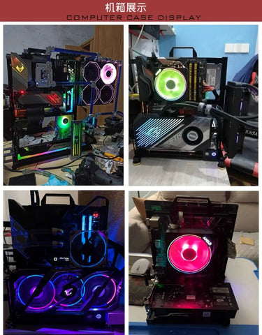 AEPC O1 Aluminum Open Desktop PC Test Bench Case