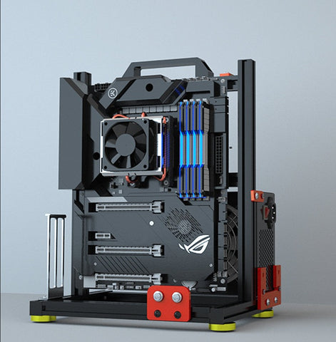 AEPC O1 Aluminum Open Desktop PC Test Bench Case