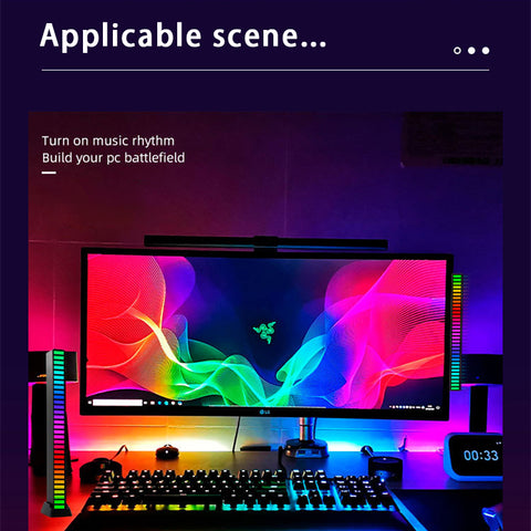 RGB Music Pickup Light