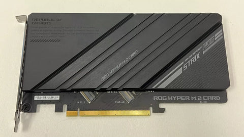 ASUS ROG Hyper M.2 PCIe 5.0 Card - Dual NVMe Slots